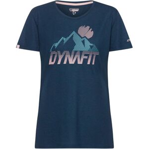 Dynafit TRANSALPER GRAPHIC Funktionsshirt Damen blau L