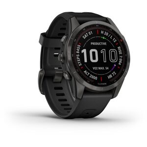 Garmin fenix 7S Sapphire Solar Titan Sportuhr schwarz Einheitsgröße