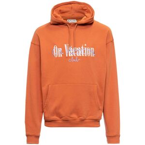 ON VACATION Scribble Hoodie orange XL