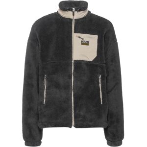 ON VACATION Pastel Sherpa Kunstfelljacke schwarz M