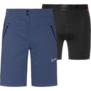 Löffler Evo-E Fahrradshorts Damen blau 42