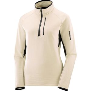 Salomon ESSENTIAL LIGHTWARM Fleeceshirt Damen beige S