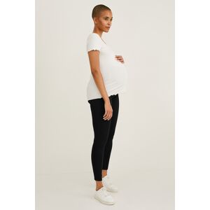 C&A Umstandsjeans-Skinny Jeans, Schwarz, Größe: 44 Weiblich