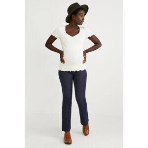 C&A Mama C&A Umstandsjeans-Bootcut jeans-LYCRA®, Blau, Größe: 36 Weiblich