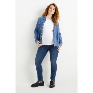 C&A Mama C&A Umstandsjeans-Slim Jeans, Blau, Größe: 48 Weiblich