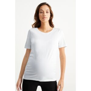 C&A Mama C&A Multipack 2er-Umstands-T-Shirt, Weiss, Größe: M Weiblich