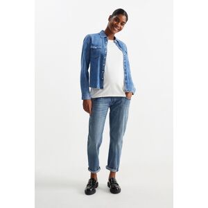 C&A Mama C&A Umstandsjeans-Tapered Jeans-LYCRA®, Blau, Größe: 42 Weiblich