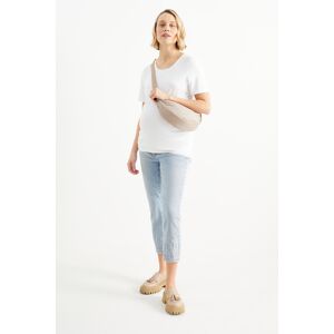 C&A Mama C&A Umstandsjeans-Slim Jeans, Blau, Größe: 42 Weiblich