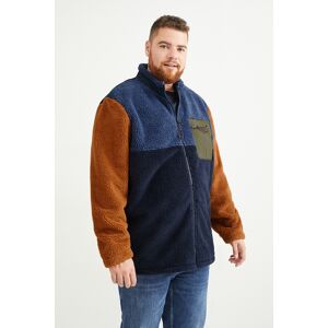 C&A Teddyjacke, Blau, Größe: 3XL Männlich