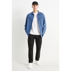 C&A Chino-Regular Fit, Schwarz, Größe: W33 L32 Männlich