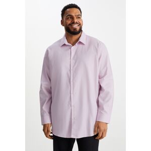 C&A Oxford Hemd-Regular Fit-Kent-bügelleicht, Rosa, Größe: 3XL Männlich