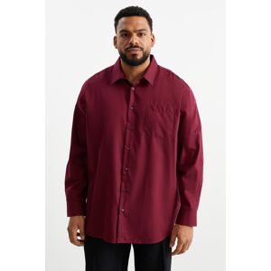 C&A Hemd-Regular Fit-bügelleicht, Rot, Größe: 4XL Männlich