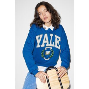 C&A CLOCKHOUSE-Sweatshirt-Yale University, Blau, Größe: XL Weiblich