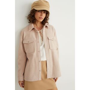 C&A Jacke, Beige, Größe: 48 Weiblich