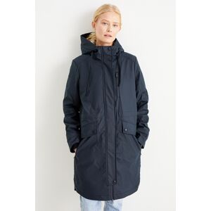 C&A Parka mit Kapuze, Blau, Größe: 38 Female