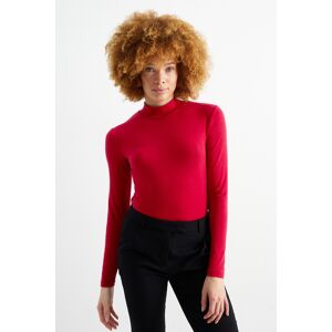 C&A Rollkragenshirt, Rot, Größe: XL Female