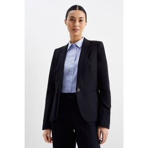 C&A Business-Blazer-tailliert-Mix & Match, Blau, Größe: 34 Weiblich