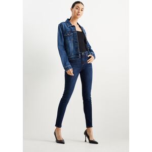 C&A Skinny Jeans-Mid Waist-LYCRA®, Blau, Größe: 38 Lang Weiblich