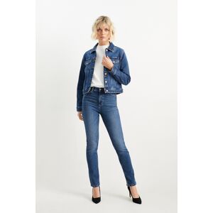 C&A Slim Jeans-High Waist-LYCRA®, Blau, Größe: 36 Female