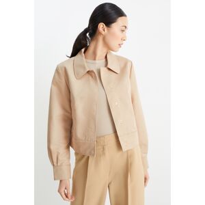 C&A Jacke, Beige, Größe: 46 Weiblich