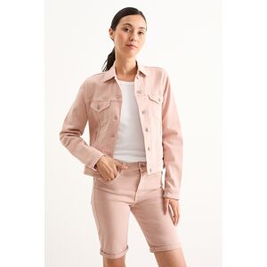 C&A Jeansjacke, Rosa, Größe: L Weiblich