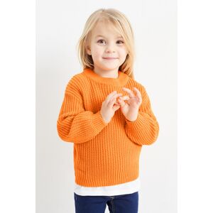 C&A Pullover, Orange, Größe: 104 Female