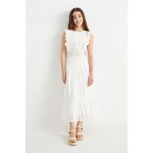 C&A Kleid, Weiss, Größe: 110 Weiblich