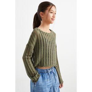 C&A Pullover, Grün, Größe: 152 Female