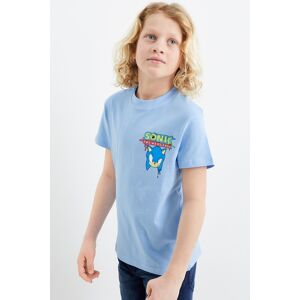 C&A Sonic-Kurzarmshirt, Blau, Größe: 146 Männlich