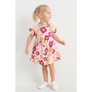 C&A Set-Blume-Kleid und Scrunchie-2 teilig, Rosa, Größe: 122 Weiblich