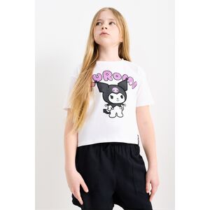 C&A Kuromi-Kurzarmshirt, Weiss, Größe: 152 Weiblich