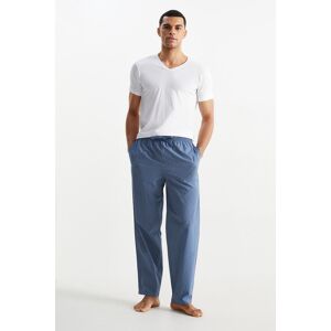 C&A Pyjamahose-gestreift, Blau, Größe: S Male