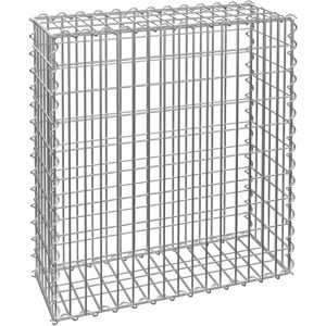 tectake Gabione Steinkorb mit Maschenweite 5x10cm - 100 x 30 x 80 cm