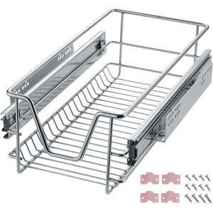 tectake Teleskopschublade für Küchen- und Schlafzimmerschränke - 30 cm