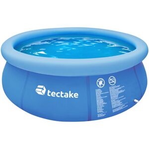 tectake Swimming Pool rund Ø 240 x 63 cm - blau