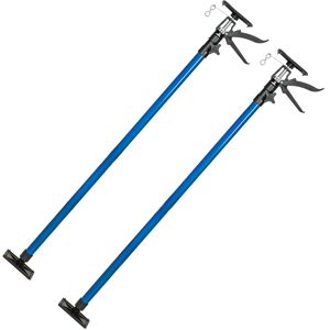 tectake 2 Deckenstützen 115 bis max. 290cm - blau