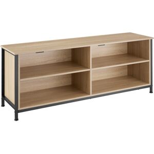 tectake Sideboard Navan 147x41x60,5cm - Industrial Holz hell, Eiche Sonoma