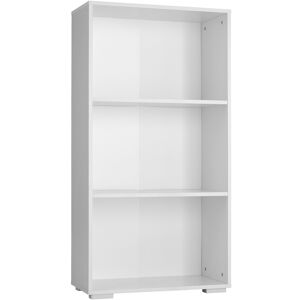 tectake Bücherregal Lexi 3 Fächer 60x30x115cm - weiss