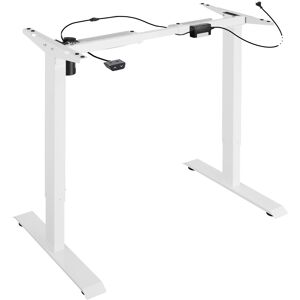 tectake Tischgestell elektrisch höhenverstellbar 85-129x65x71-121cm - weiss