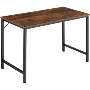 tectake Schreibtisch Jenkins - Industrial Holz dunkel, rustikal, 120 cm