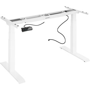 tectake Tischgestell elektrisch höhenverstellbar Memory-Funkt. extra breit 110-190x68x58-123cm - weiss