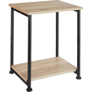 tectake Beistelltisch Yonkers 38,5x30x51,5cm - Industrial Holz hell, Eiche Sonoma