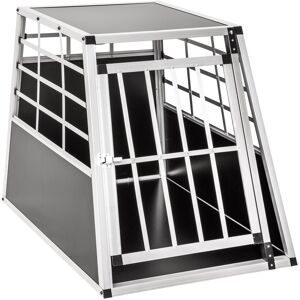 tectake Hundetransportbox single mit gerader Rückwand - 65 x 90 x 69,5cm