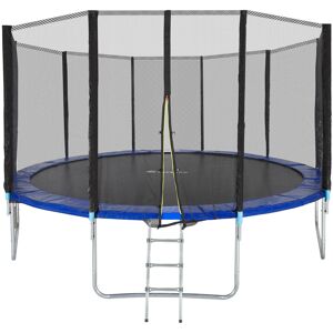 tectake Trampolin Garfunky mit Sicherheitsnetz - 457 cm