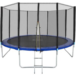 tectake Trampolin Garfunky mit Sicherheitsnetz - 396 cm