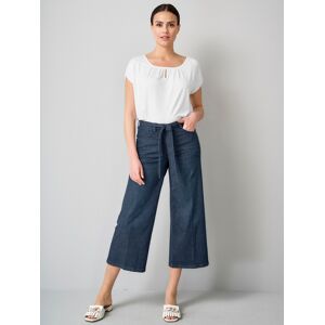 alba moda Jeans mit Bindegürtel dark blue 38