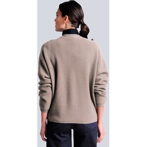 alba moda Strickjacke beige 34