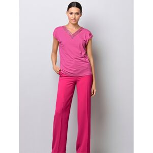 alba moda Shirt mit Spitze pink 34