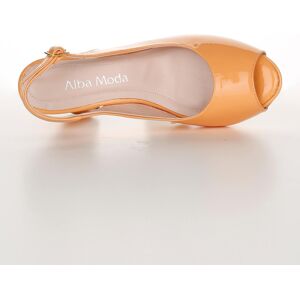 alba moda Peeptoe Sandalette orange 40