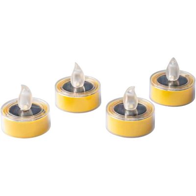 viva domo Solar-LED-Teelichter, 4 Stück viva domo Solar-LED-Teelichter, 4 Stück